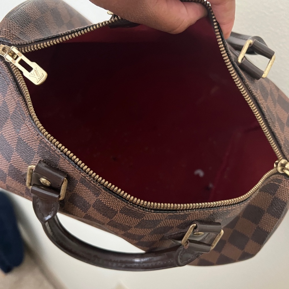 Louis Vuitton large cross body Speedy 30 - Picture 8 of 16